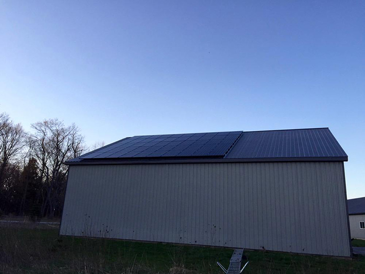 Norfolk County solar powered home